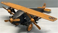 Steel Craft US Mail Plane Pressed Steel Toy