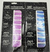 NEW 32 MULTI COLORS NAIL STICKERS - 2 PACK