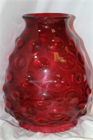 A Cranberry Lamp Shade