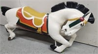 Antique Carousel Horse Carved Wood