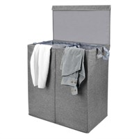 NEW - Foldable Laundry Bin, Double Laundry Hamper
