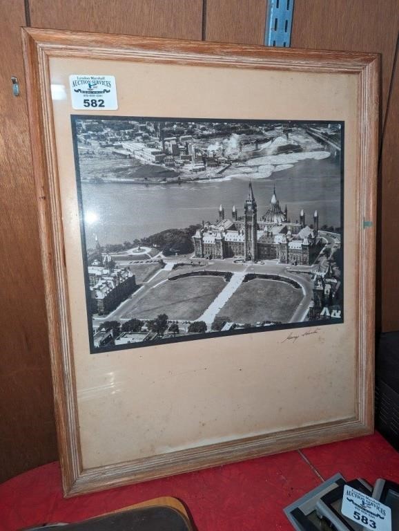 Signed Parliamentary George Hunter Aerial