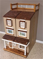 Large Floor Model Wood Doll House