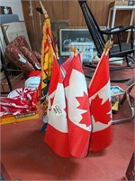 Canadian, Russian & Nova Scotia Nautical Flags