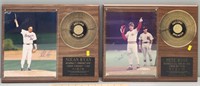 Nolan Ryan & Pete Rose Autograph Plaques