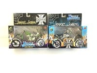 Lot of 2 Jesse James 1:18 Scale W.C. Choppers: