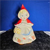 Vintage HULL Little red Riding Hood Cookie Jar