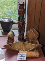Souvenier & Indigenous carvings, etc