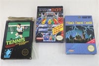 1980's Nintendo Games - Pin-Bot, Tennis & Miltons?