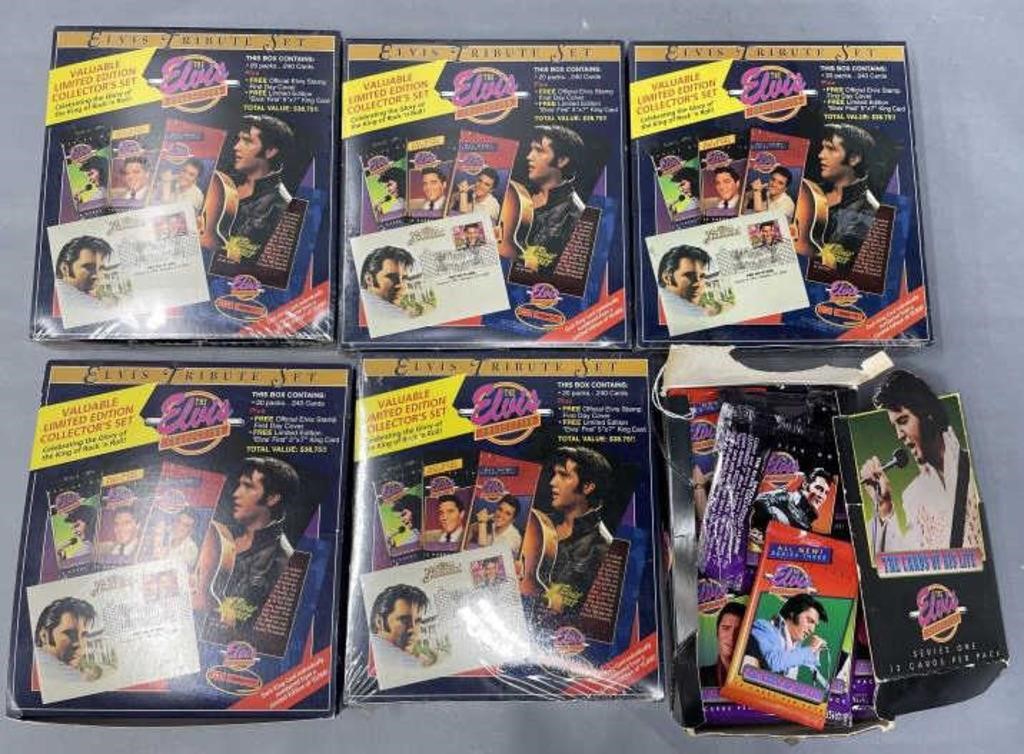 Elvis Trading Cards Lot Collection