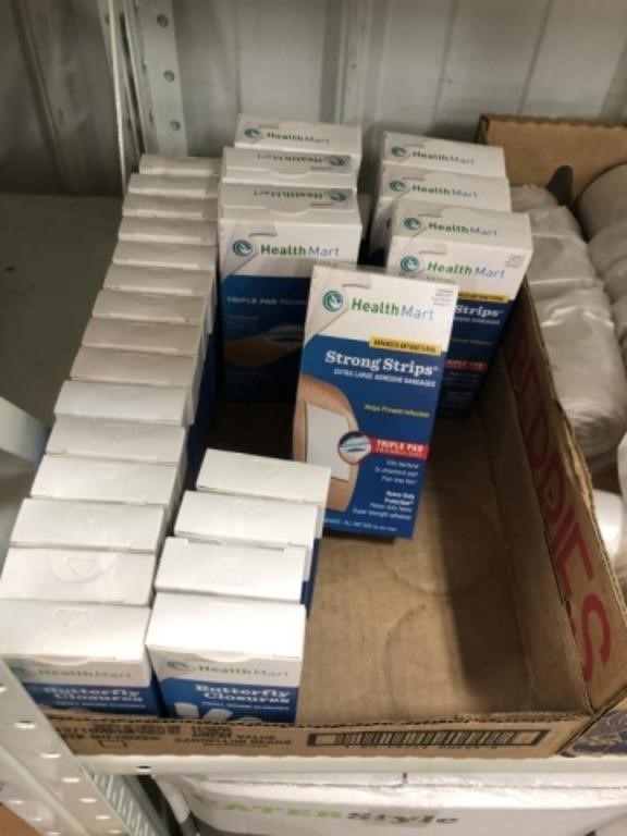 25 BOXES ASSORTED BANDAGES