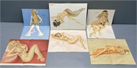Vargas Pin-Up Girl Prints Lot Collection