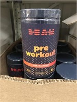 40 SCOOP CAN BEAM PRE WORKOUT POWDER