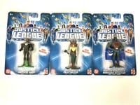 Lot of 3 DC Justice League Meatl Figures