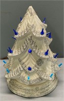 Vintage Ceramic Light-Up Christmas Tree
