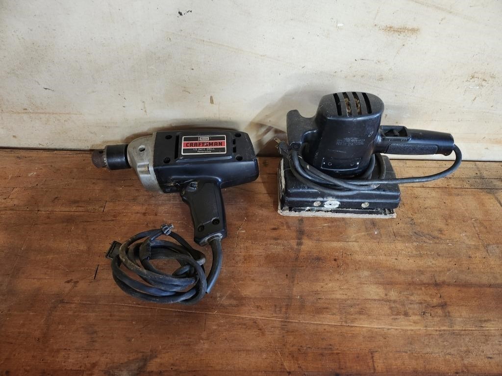 SEARS CRAFTSMAN 1/2 INCH DRILL REVERSIBLE & ...