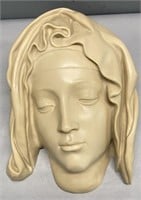 Virgin Mary Cold Cast MMA Marble Sculpture