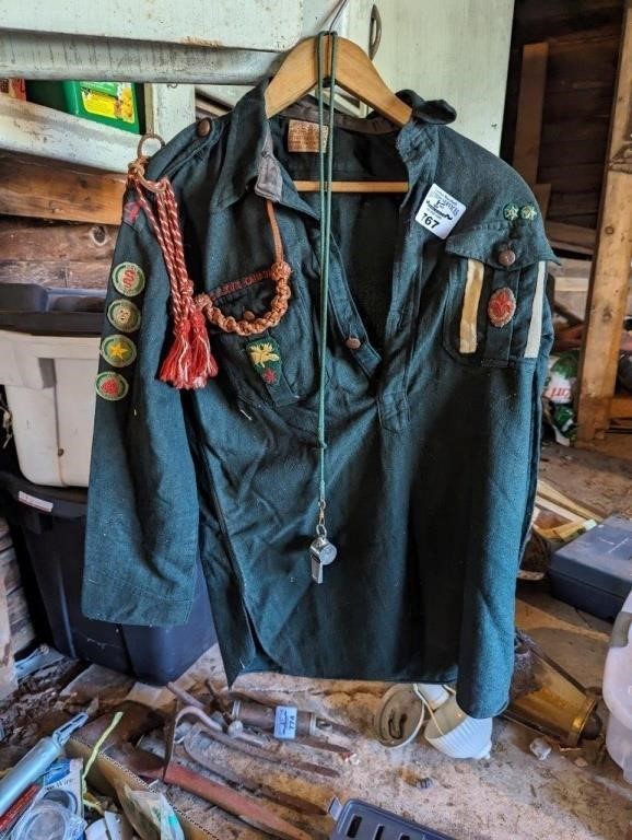 Vintage Boy Scout uniform shirt
