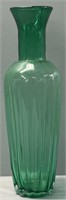 Emerald Green Art Glass Vase