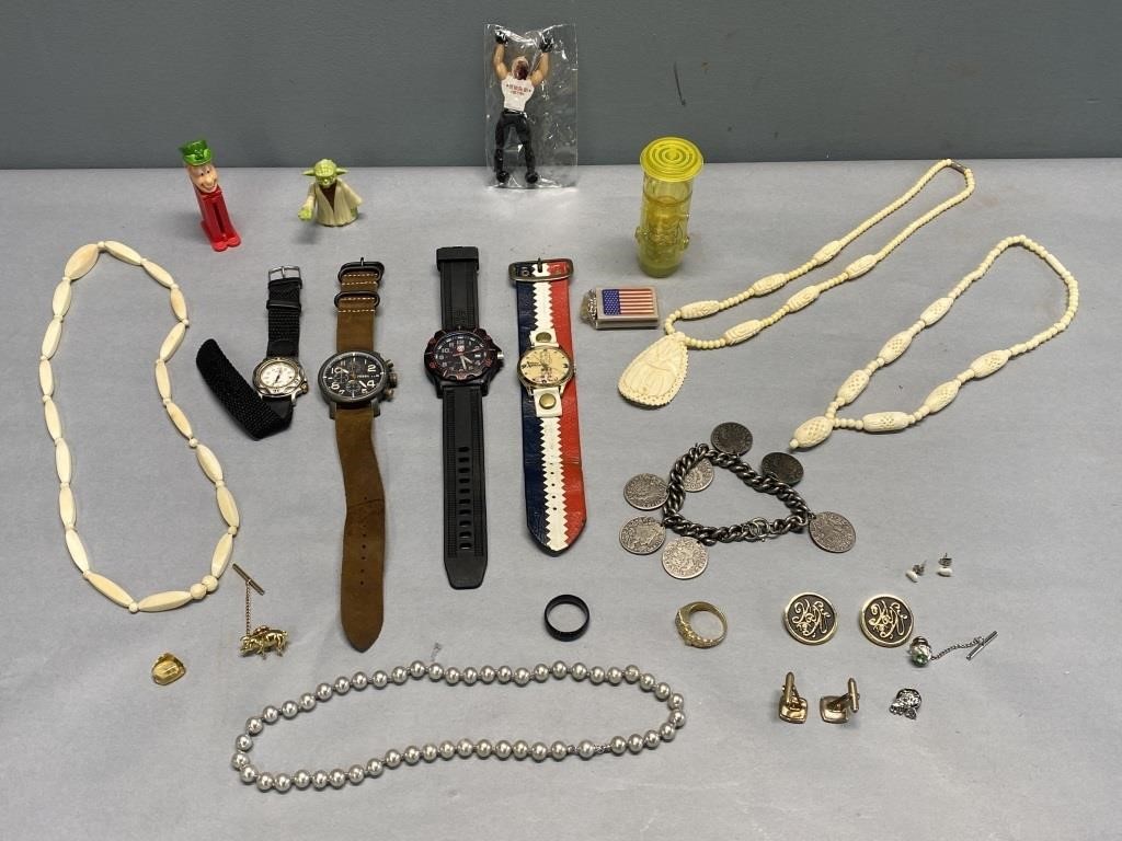 Wrist Watch; Jewelry & Collectibles Lot