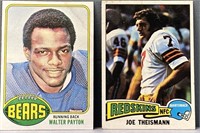 Theismann & Walter Payton Rookie Cards RC Football