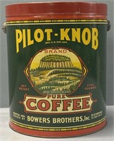 Pilot Knob Advertising Coffee Tin