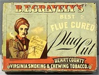 B. F. Gravely’s Plug Cut Tobacco Advertising Tin