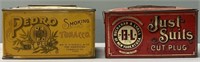 Pedro & Just Suits Tobacco Advertising Tins Lot