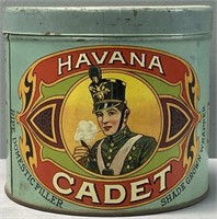 Havana Cadet Advertising Cigar Tin