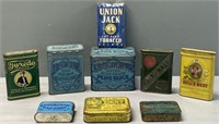 Advertising Tobacco Tins Lot Collection
