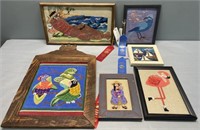 Needlework Plaques Lot Collection