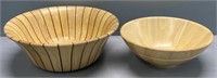 Dansk Turned Wood Bowls MCM Style