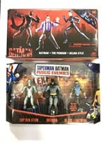 Two Sets of Batman Related Action Figures