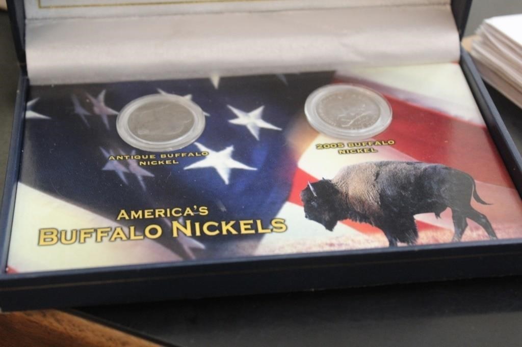 American Buffalo Two Nickels Coin Set