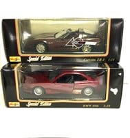 Lot of 2 1:18 Scale Die-Cast Cars: