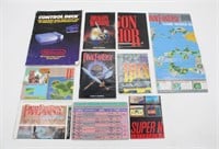 Collection of NES Nintendo Video Game Manuals