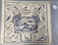 The Aviary English Linen Handkerchief