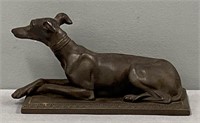 Cast Iron Dog Figure Paperweight