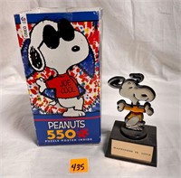 Vtg Snoopy Puzzle & Happiness is Love