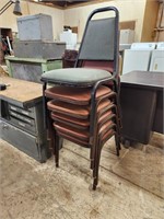 (6) STACKABLE CHAIRS