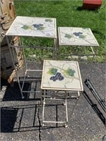 TILE TOP SET OF TABLES