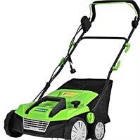 Retail$300 13Amp Corded Electric Lawn Dethatcher