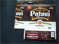 2 Good Old Potosi Beer 6 Pack Cardboard Holders