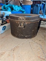 Metal Covered Hat Tin