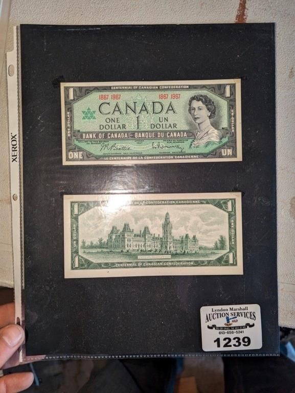 Canadian $1 Bills