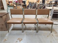 (3) OFFICE WAITING ROOM CHAIRS