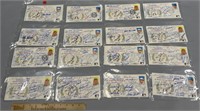30 Multi Signed Baseball 1st Day Covers