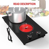 $140  VBGK 12-Inch Electric Cooktop  2 Burner