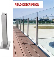 $90  25.6 Steel Glass Balustrade Post w/ Base