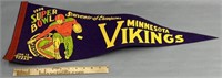 Minnesota Vikings Super Bowl Football Pennant